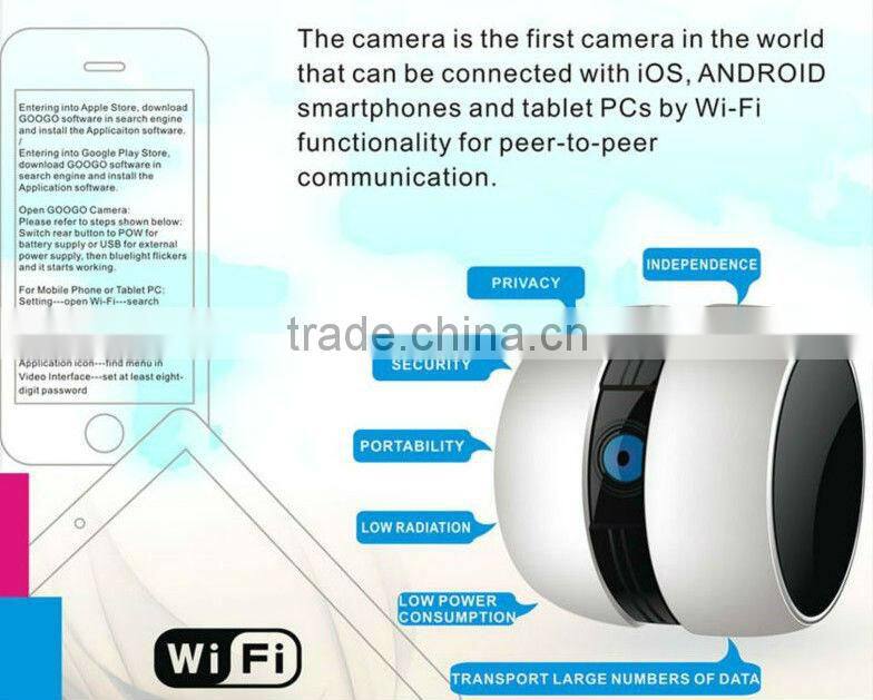 2013 Googo WiFi Baby Monitor for iPhione/iPad/any Android Smartphone