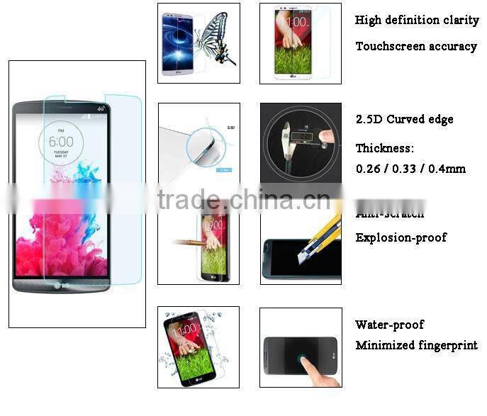 China manufacturer For apple iPhone 6 3D printed tempered glass screen protector