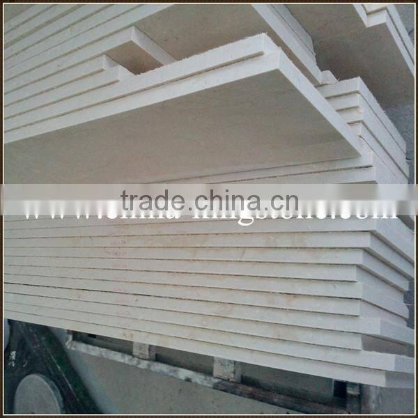Low price high quality marble stair tile crema marfil marble stairs for hotel Designs