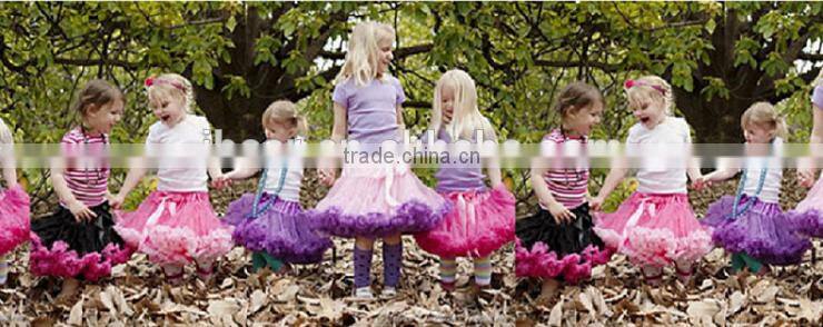 Cheap 2015 multi color summer boutique baby dance tutu skirts chiffon pettiskirt tutu newborn valentine petit skirt fluffy