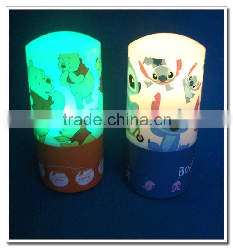 Seven color changing childrens night lights for promotion