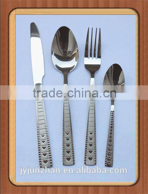 Gold-plated dinner knife with low price and high quality---Stainless Steel material