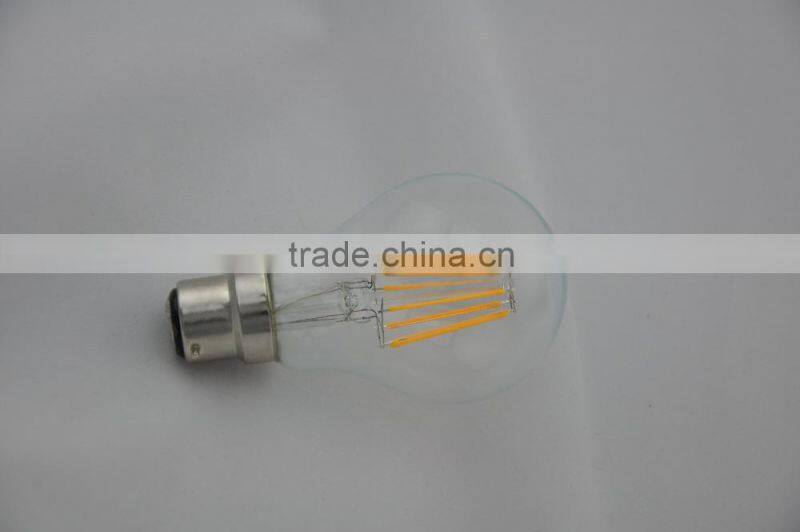 CE ROSH A60/A19 E27/E26/B22 dimmable 4w/6w/8w led filament bulb