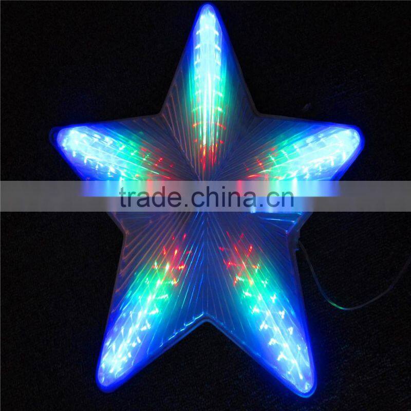 5meter with 20 decoration ip44 lighted christmas hanging stars decoration