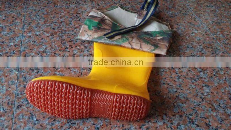hunting fishing shoes PVC fishing pants wader boots