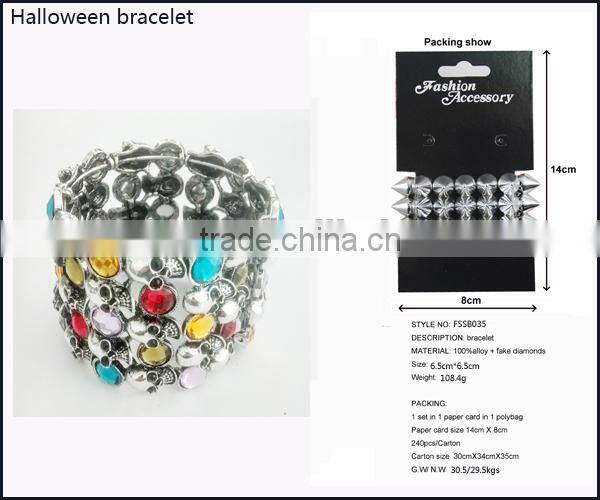Thriller Terrible Halloween Skeleton Bangle With Knife