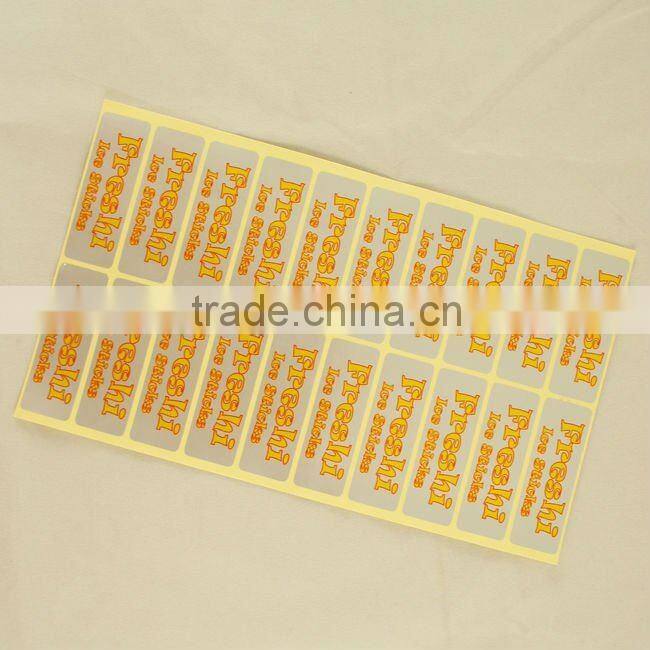 The best of the silver foil sticker