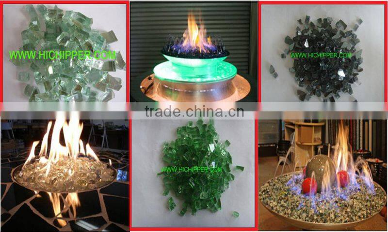 fireplace decorative tempering glass rocks