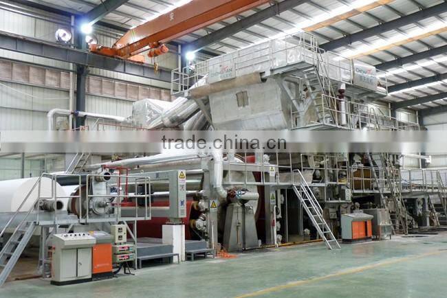 Direct sale machine for making recycled paper/ cost of tissue paper machine