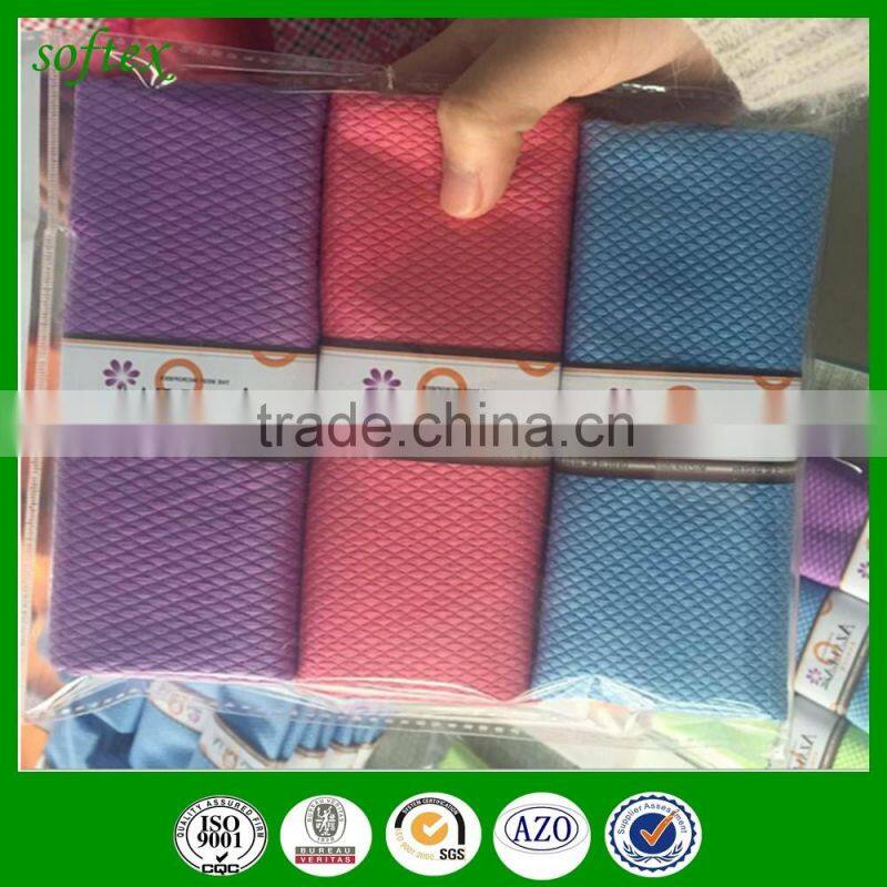 solid color kitchen microfiber cleaning towel