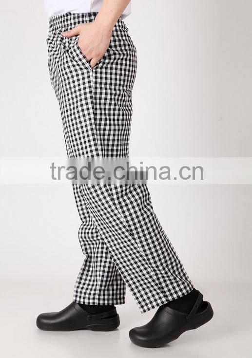 polyester cotton uniform chef pants