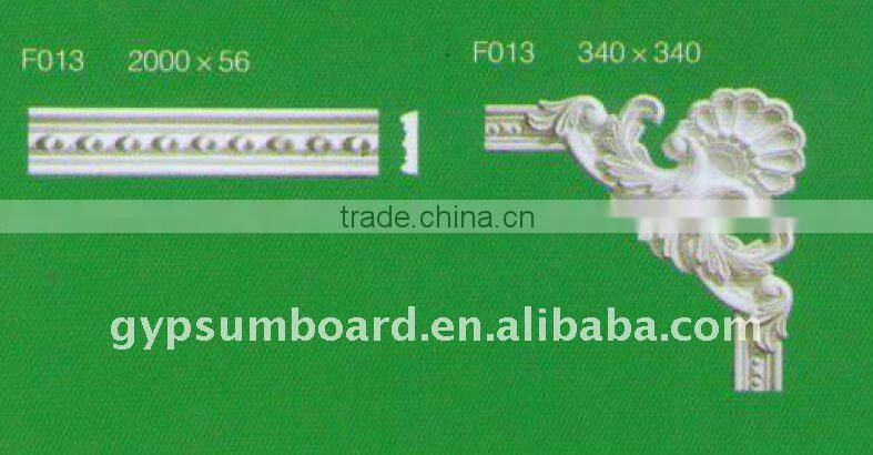 white gypsum angle line for decoration