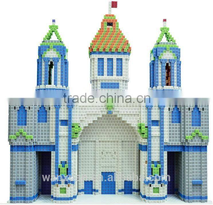 Kids colorful plastic magnetic building blocks for sale