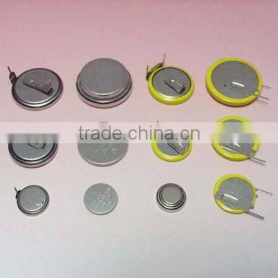 CR2450 button Cell battery with solder tabs