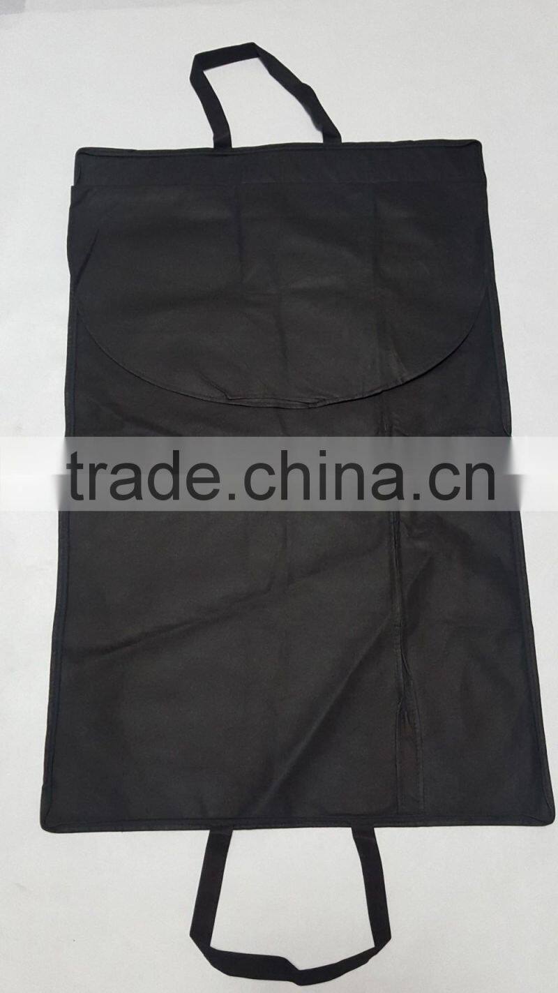 Factory supplier foldable black garment bag