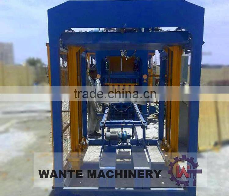 WANTE BRAND new generation product QT8-15 fully automatic concrete block making machine line