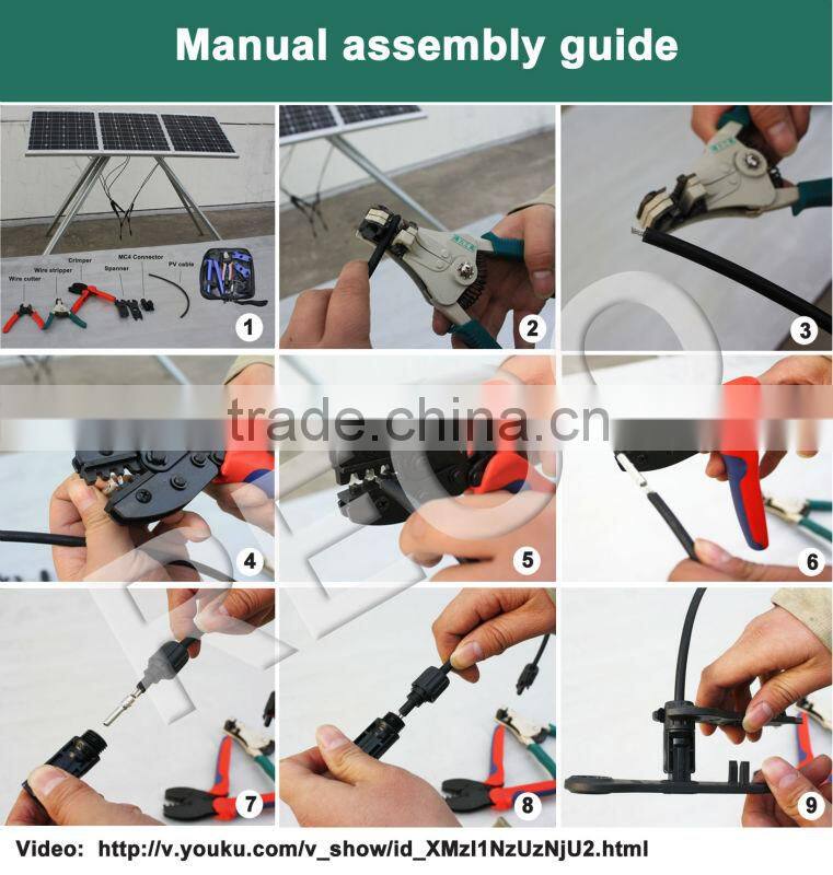 Hand crimping tools for steel cable 2.5mm2&4.0mm2&6.0mm2