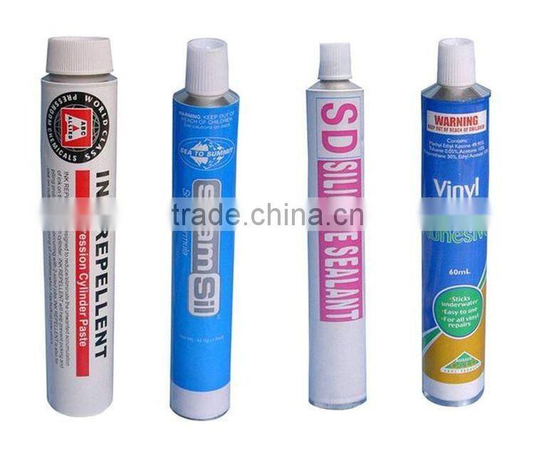 Small MOQ lacquer tube, lacquer aluminium collapsible tube