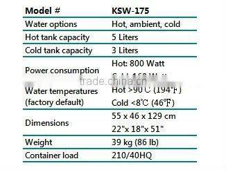 hot and cold water dispenser