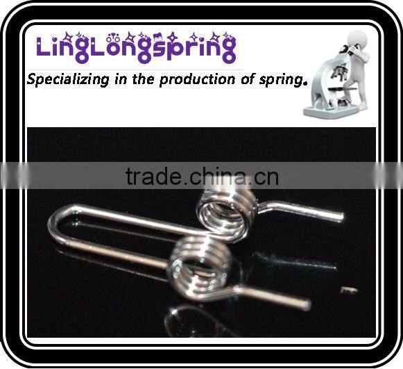 custom spiral stainless steel double torsion spring