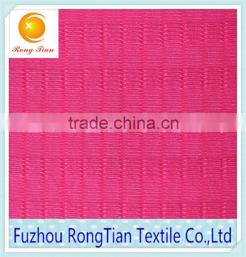 Hot-selling 50D nylon spandex shinny colorful jacquard costume mesh fabric