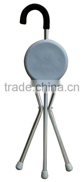 Lightweight aluminun Walking Stick / Portable Seat