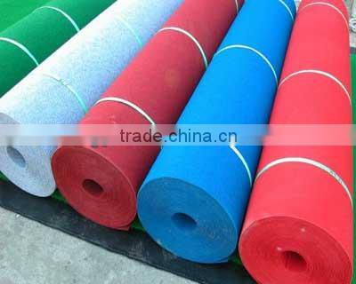 one side calendered needlepunched nonwovens PP felt for making floor carpet