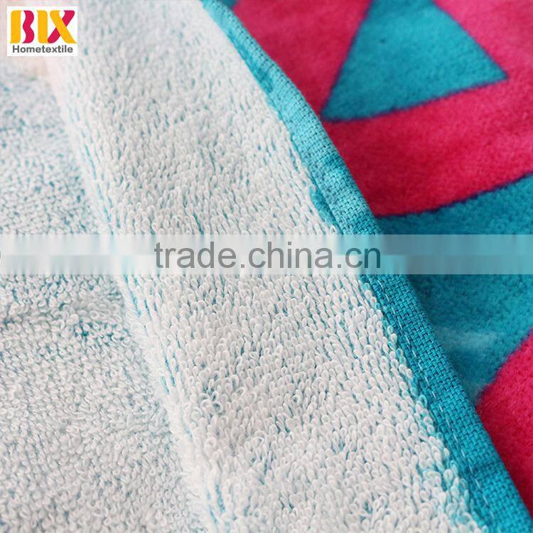 Factory Wholesale High Quality 100% cotton custom printed beach towel, funky beach towels