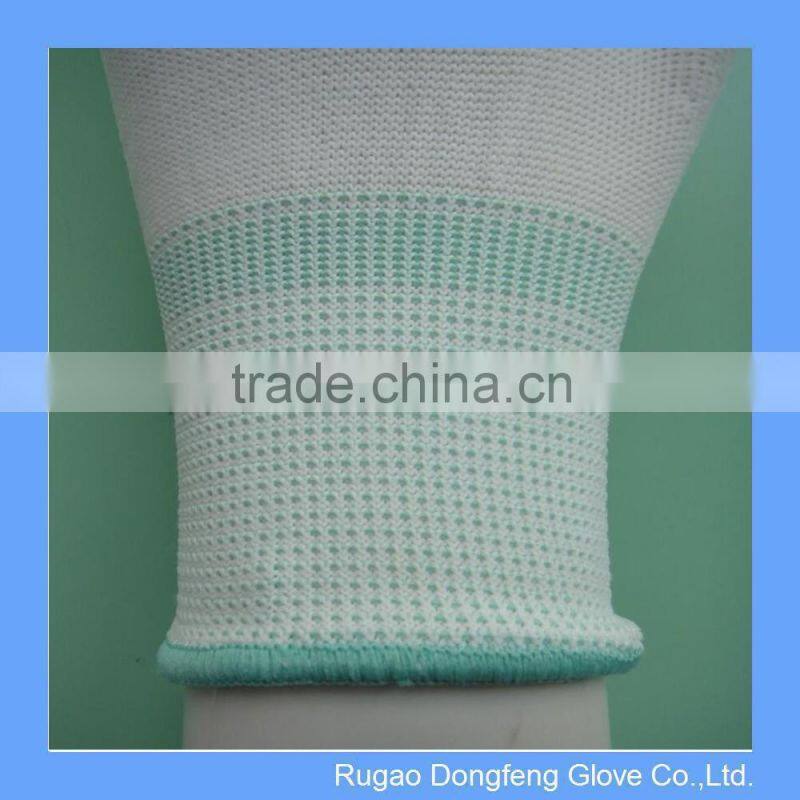 13 Gauge Finger Dipped Glove Fine Nylon Gloves For Cell Phone Repairing