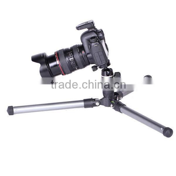 SUNRISE mini multicolor aluminum camera tripod with rotating camera ball head