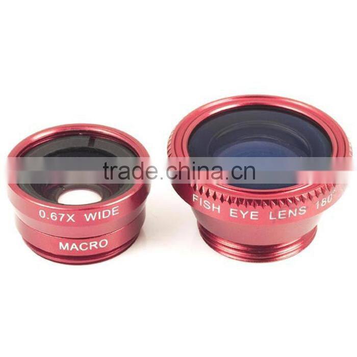 3 in 1 Universal Camera Lens,Fisheye Lens For Samsung S4