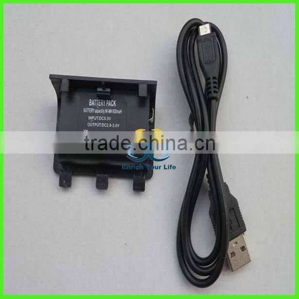 For XBOX One Re-charg Batteries Rechargeable Battery Pack With USB Cable Game Player Accessories