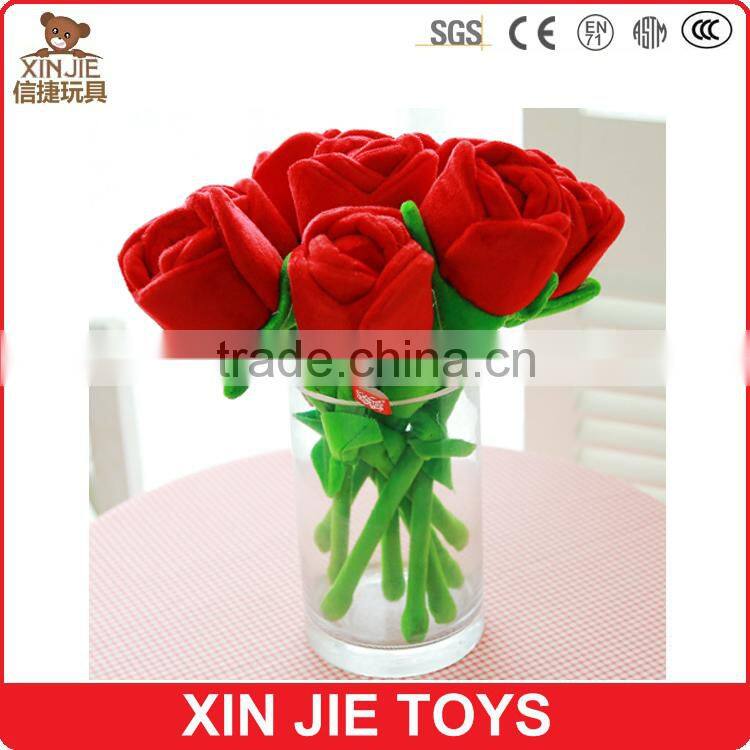 nice plush rose toy soft blue rose toy good quality stuffed rose toy
