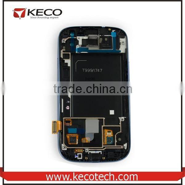 Phone LCD Display With Touch Digitizer Assembly For Samsung Galaxy S3, For Samsung Galaxy SIII I9300 LCD Screen Touch