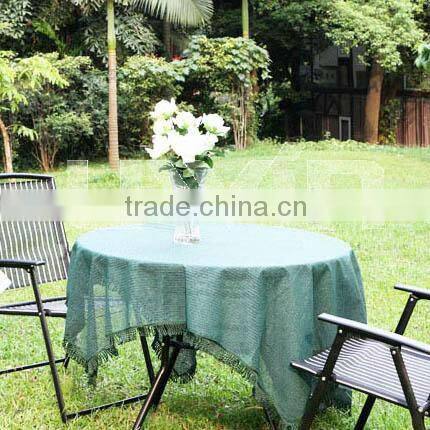 outdoor PVC table cover,rustic garden tablecloth