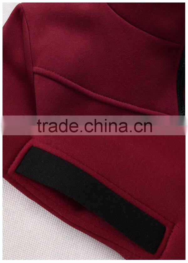 Men's knitted jacket with hood, men's jacket with inner placket, men's fleece jacket