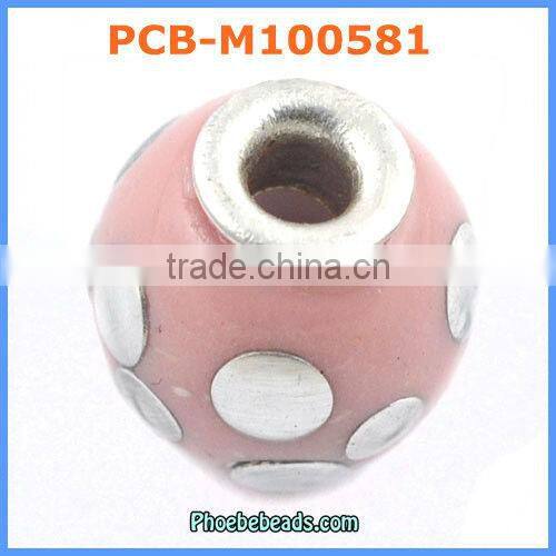 Wholesale Fashion Round Black Indonesia Clay Beads PCB-M100579