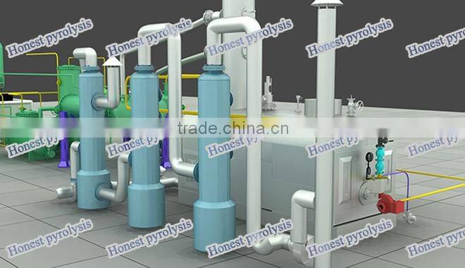 Refinery equipment to convert crude oil to diesel oil distillation machine