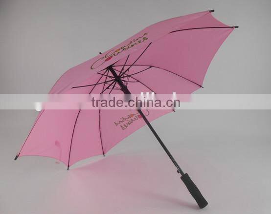 23"*8K xiamen electroplated frame square garden umbrella