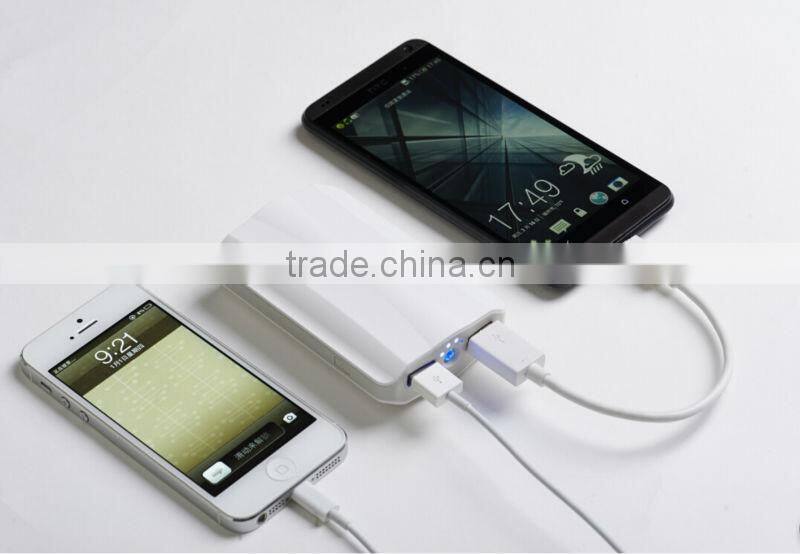 SCUD portable charger power bank 6600 mAh with Lithium polymer cell