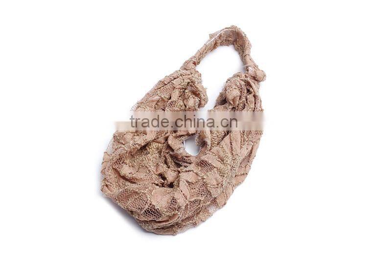 New fashion wholesale lace hollow headband jewelry, best hair accessory for party girl dress