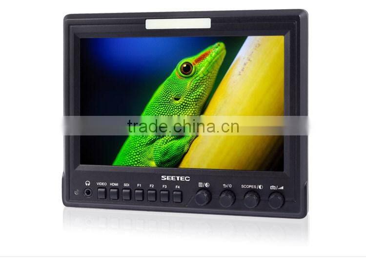 IPS panel wide view angle build-in HDMI to SDI Conversion output 7" dslr field monitor for film shooting IPS wide view angle
