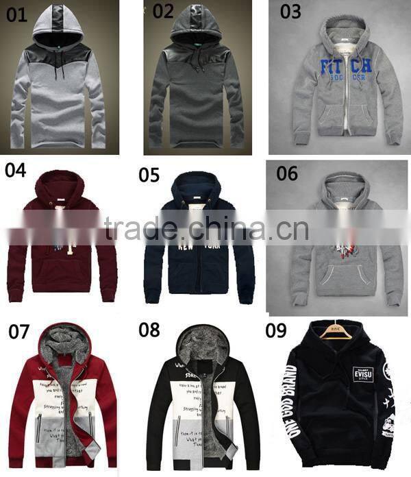 Man hoody jacket in hoodies& sweatshirts /Zip up hoodies wholesale