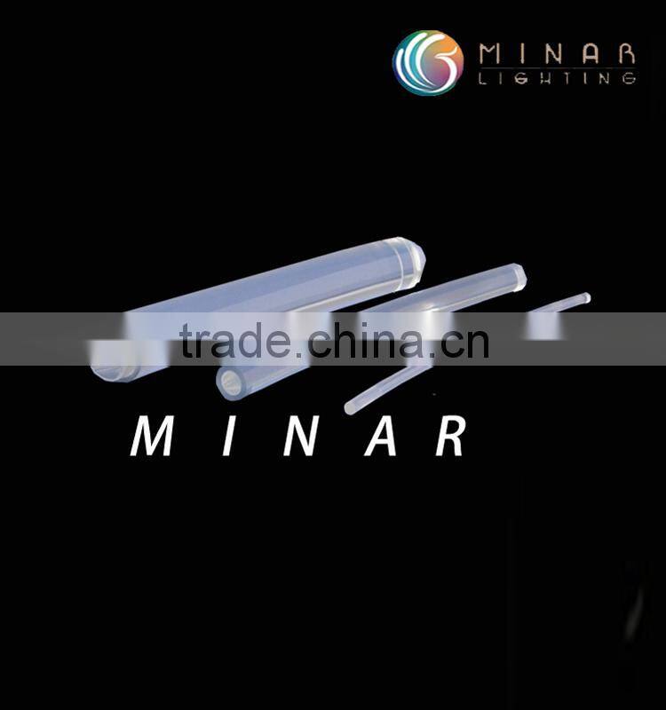 8mm solid polymer fiber optic side glow cable lighting