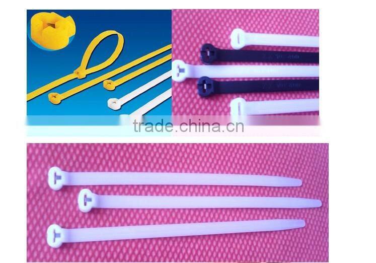 5*250 MM Stainless Steel Barb Locking Nylon Cable Ties