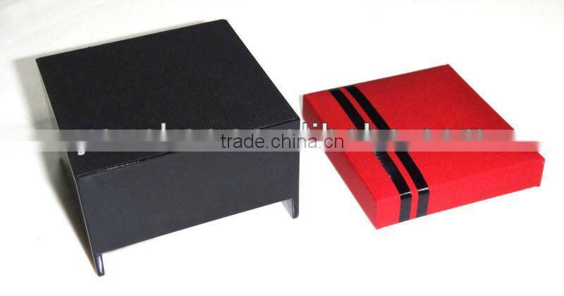 2013 New Design Plastic cufflink box & Gift Box with embossed and printed logo
