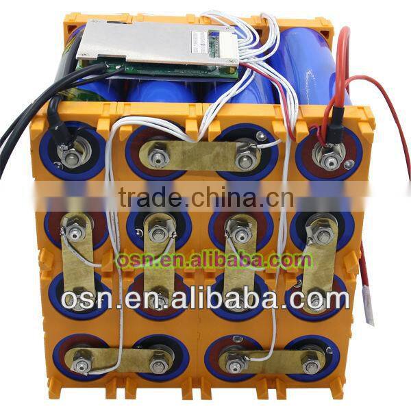 48v 15AH scooter battery pack for electric bike/Automatical discharge in the bottom