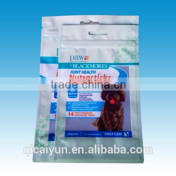 Factory direct sale pet food plastic pouch
