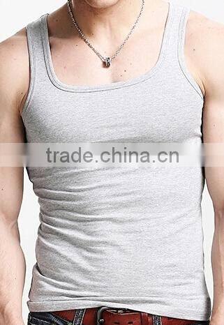 Professional factory cheap price high quality customized OEM service export 100 cotton tank top
