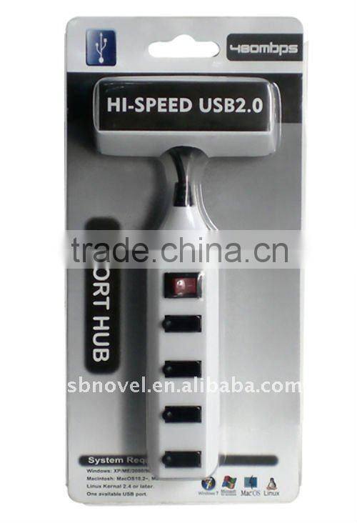 hot sale 4 port usb hub with switch